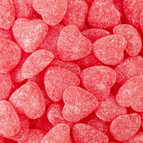 Cherry Hearts - 2 Pound Pack - Chewy Candy...