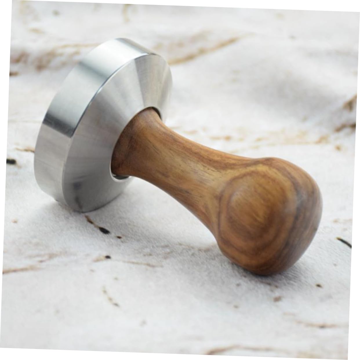 Pressino Caffè 57mm in Legno Ergonomico per Caffè Macinato Bar