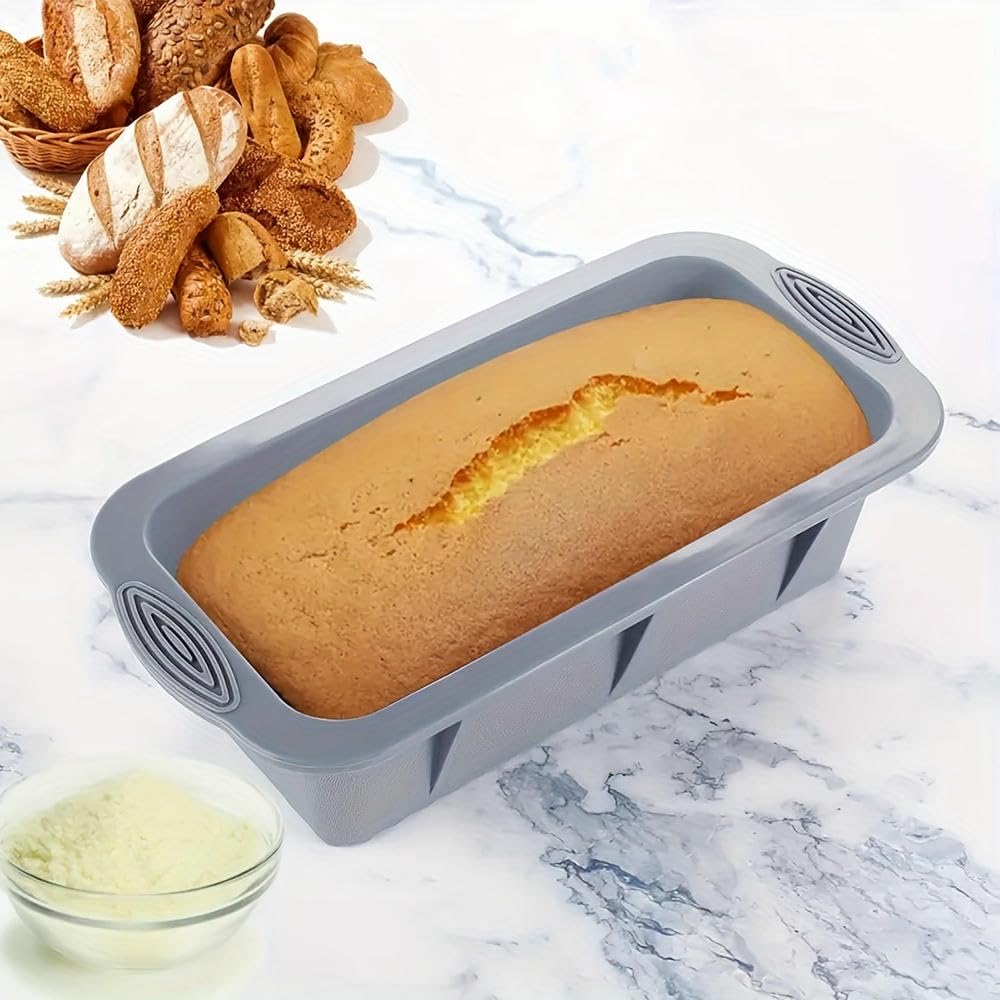 Juego de moldes para Hornear de Silicona de 33 Piezas NYSDM Incluye Bandeja Cuadrada, Molde para Pan, Molde para Pasteles Redondos Savarin, Bandeja para Muffins, Herramientas de Color nórdico