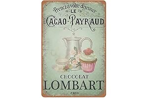 Vintage French Pastry Tea & Cake Wall Art