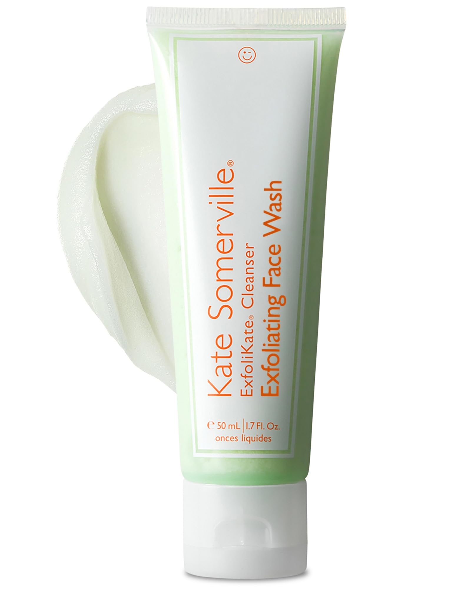 Kate Somerville ExfoliKate Cleanser – Daily Exfoliating Foaming Face Wash – Clinically Formulated Glycolic Acid and Lactic Acid Gentle Facial Scrub, 1.7 Fl Oz