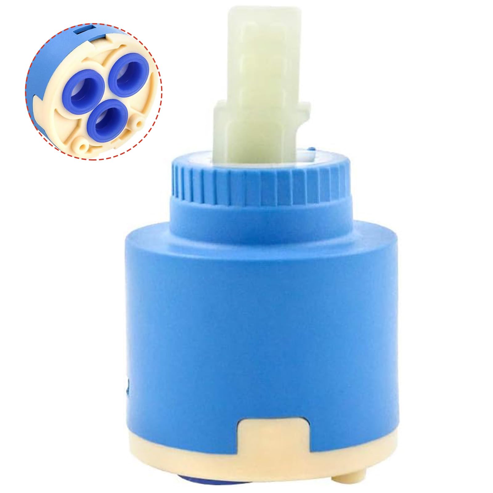 35mm Tap Cartridge, Ceramic Faucet Cartridge, Ceramic Disc Cartridg Valve - Image 2