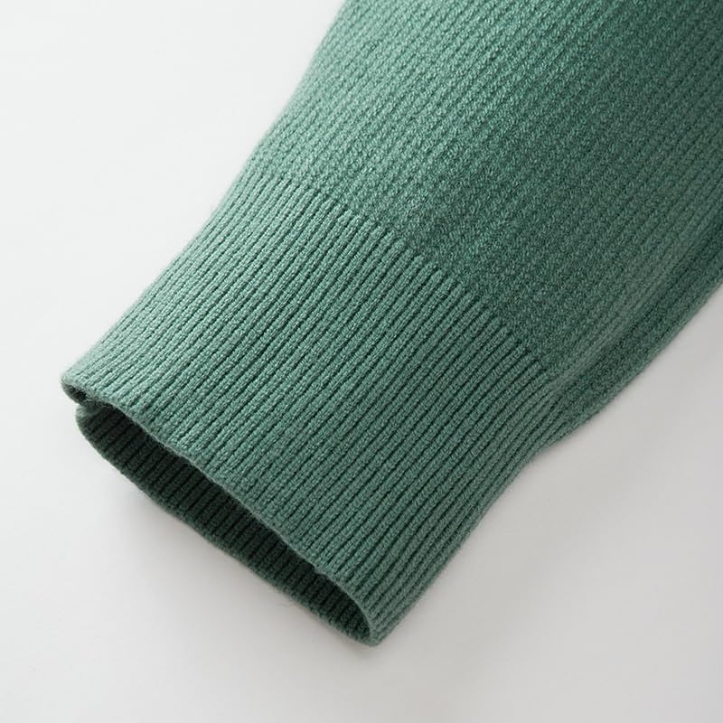 Men's Stand Up Collar Sweater Half Zipper Color Blocked Knit Sweaters Men Clothing