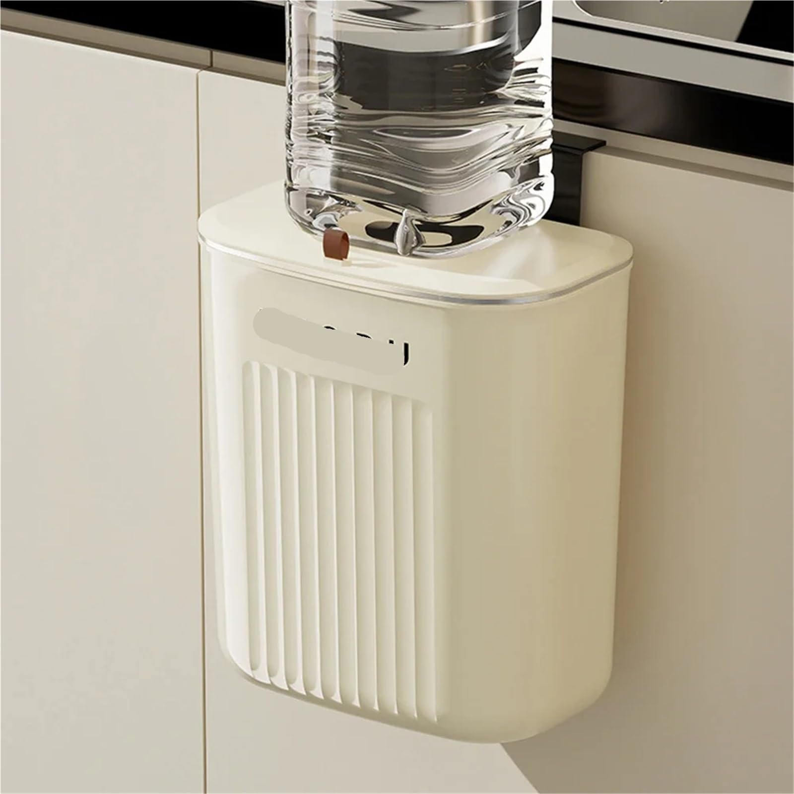 Pattumiera sospesa for cucine Porta dell'armadio Cestino dei rifiuti con coperchio Portarifiuti for il riciclaggio fissato al muro for la camera da letto della cucina(S)