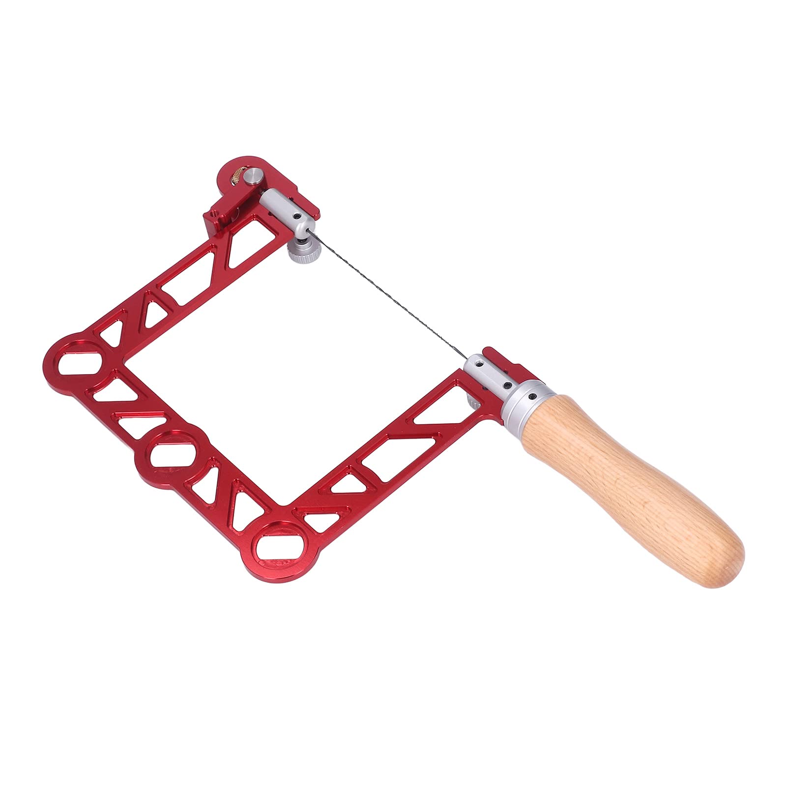 Mini Sierra de Mano para Joyería, Carpintería, Metalurgia, Manualidades, Sierra de Marquetería en Forma de U para Carpintería con de Madera (4 pulgadas)