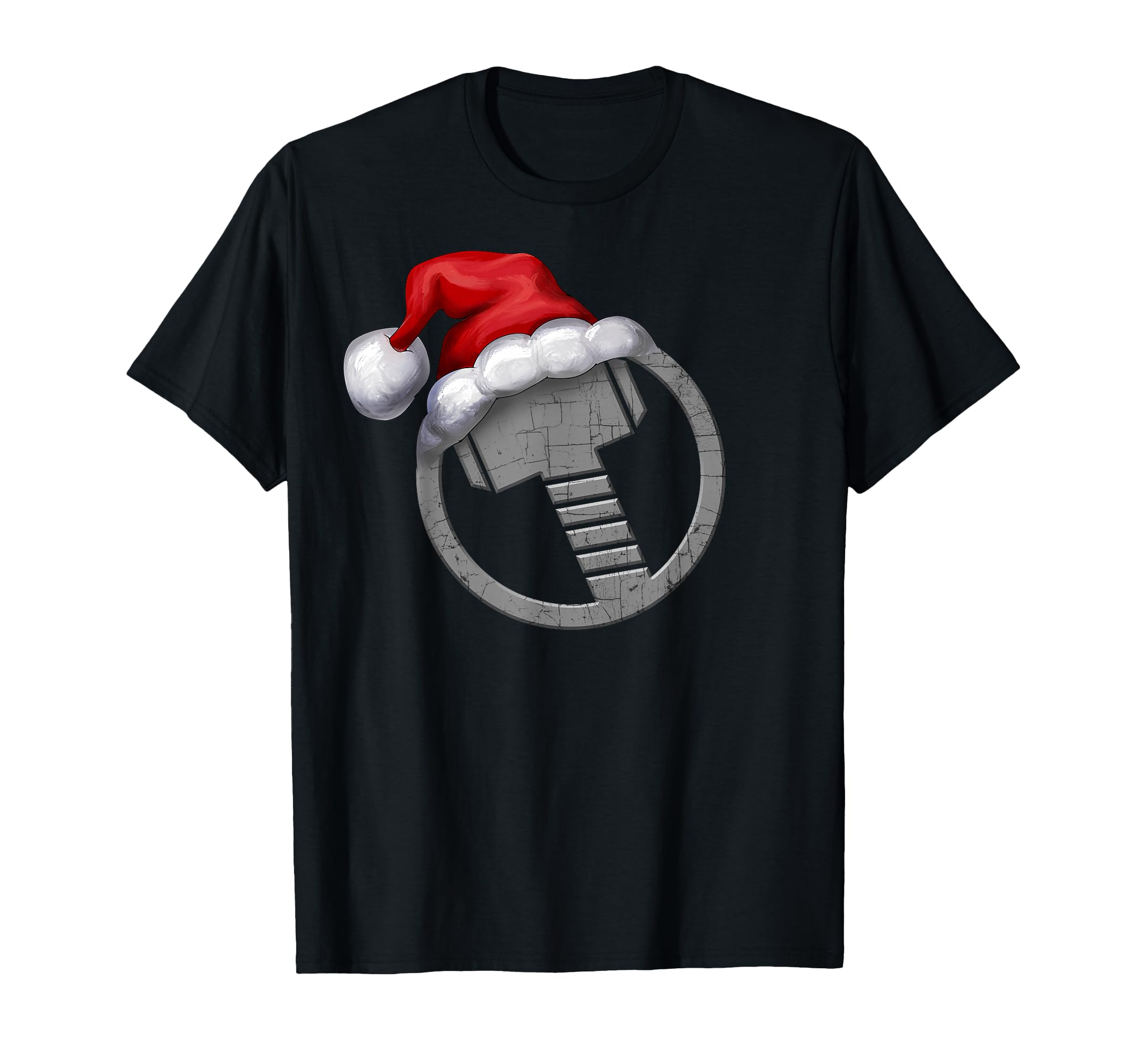 T-shirt Marvel marteau de Thor vêtement Noël imprimé graphique