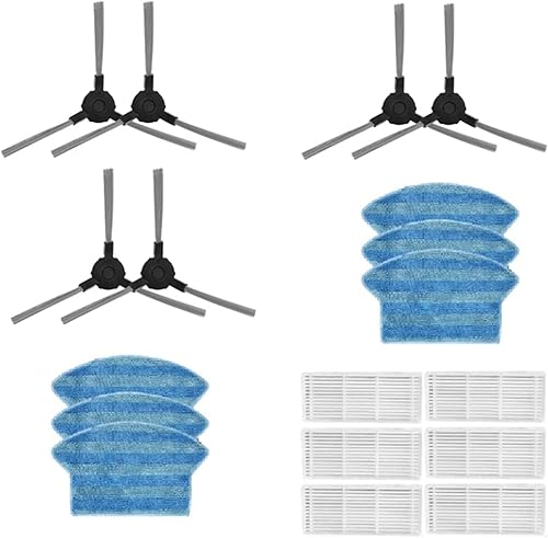 Vacuum Cleaner Cleaning Spare Parts Replacement Mop Filter Side Brush Fit for Midea I2 Vcr03 Vacuum Cleaner Accessory kit