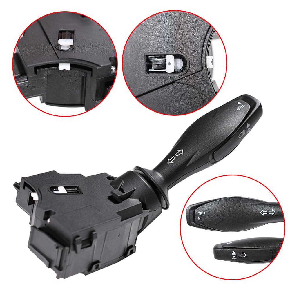 Interruttore per indicatore di direzione per auto, compatibile con Ford Fiesta Mk7 2011-2019 8A6T-13335-BC