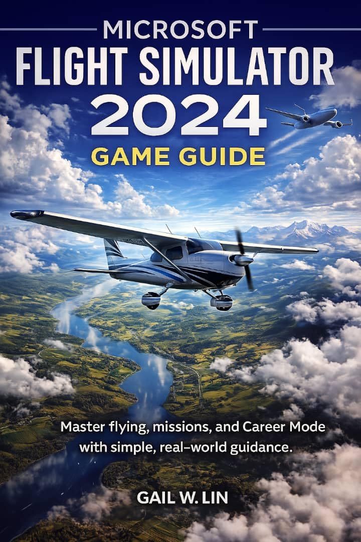 MICROSOFT FLIGHT SIMULATOR 2024 GAME GUIDE: Master flying, missions, and Career Mode with simple, real-world guidance
