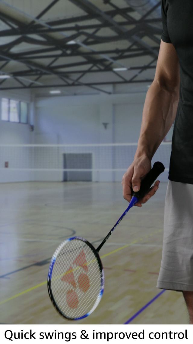 Yonex Muscle Power 22 Light Aluminum Strung Badminton Racquet, 4U