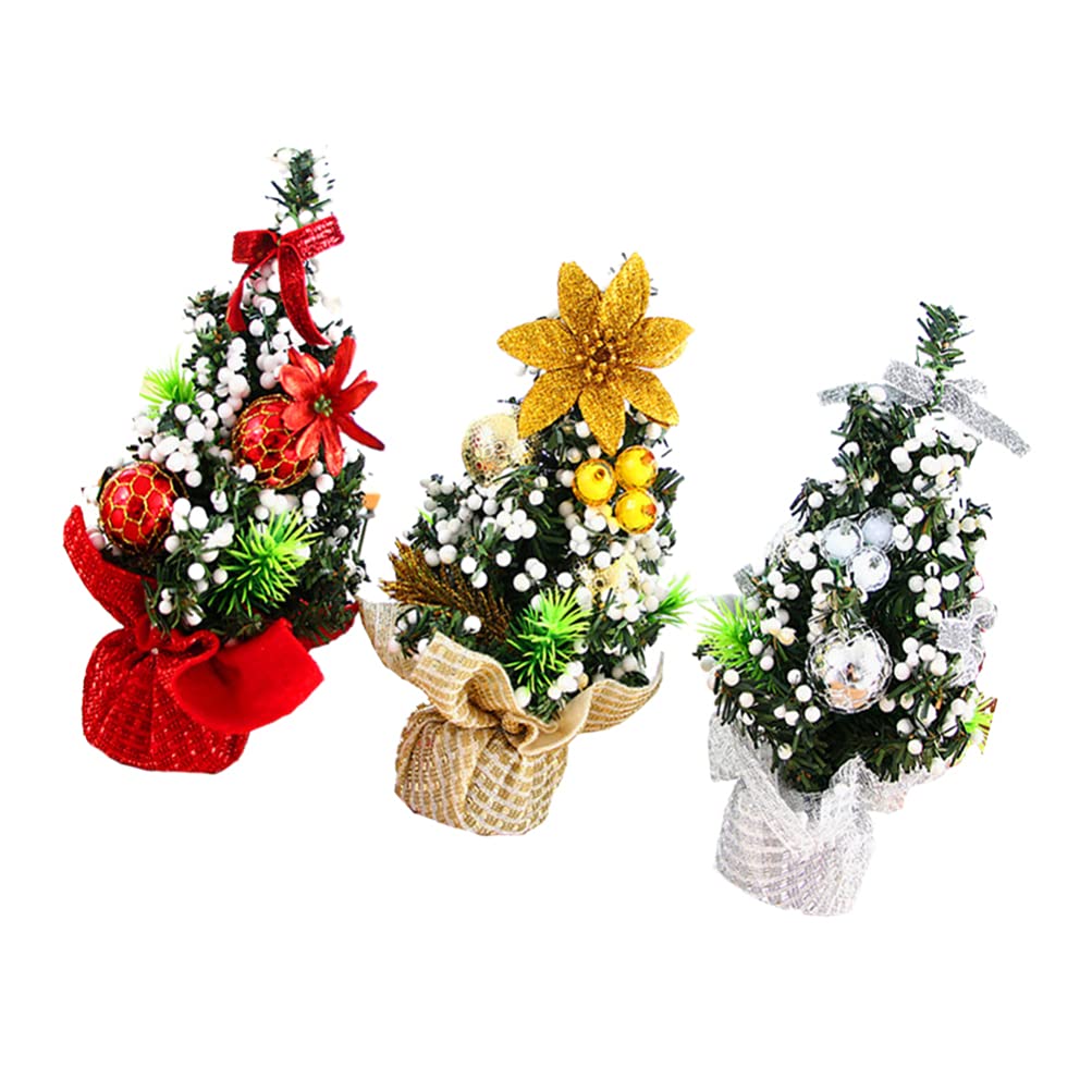 Bonsaï de Noël compact pour décorations de Noël sans encombrement - 8