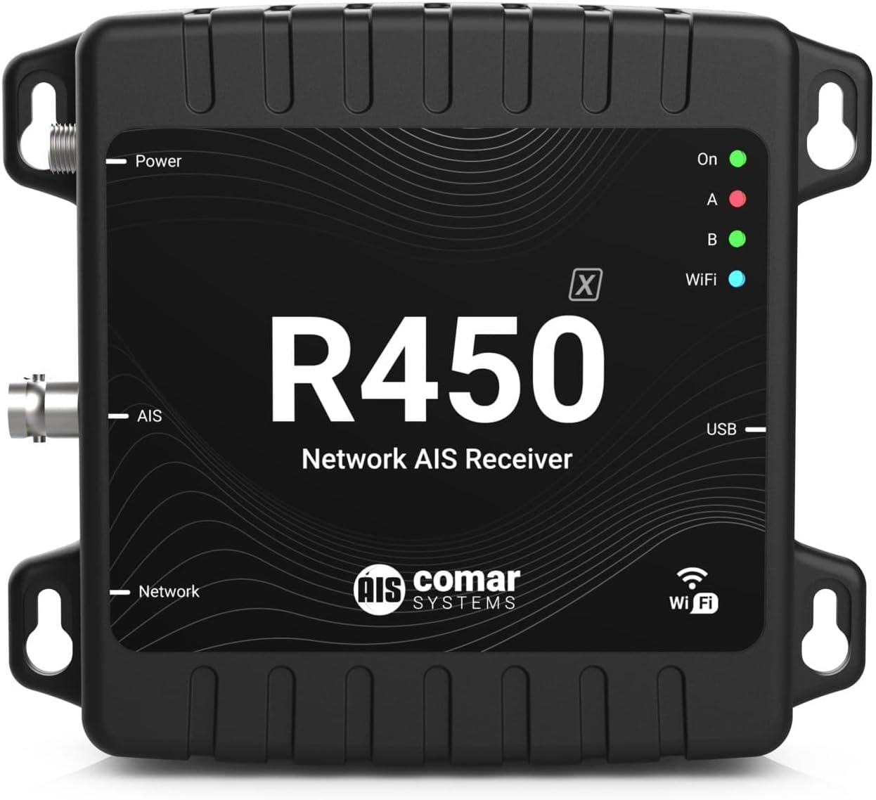 R450-X Network AIS Receiver, Dual-Channel, Ethernet and WiFi Connectivity