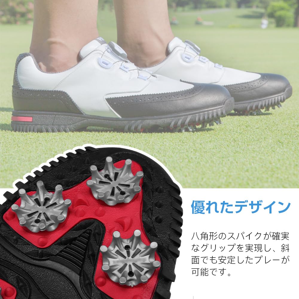 Amazon | ESJNNK ゴルフスパイク鋲 24個入り 交換用ソフトスパイク鋲