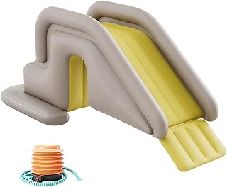 Pool Slide for Kids, Inflatable Pool Slide for Kids, Water Slides for Inflated Pools, Fun Outdoor Anti Tipping Waterpark Slides, Water Slides for Inflated Pools for on Ground or Above Ground Pools