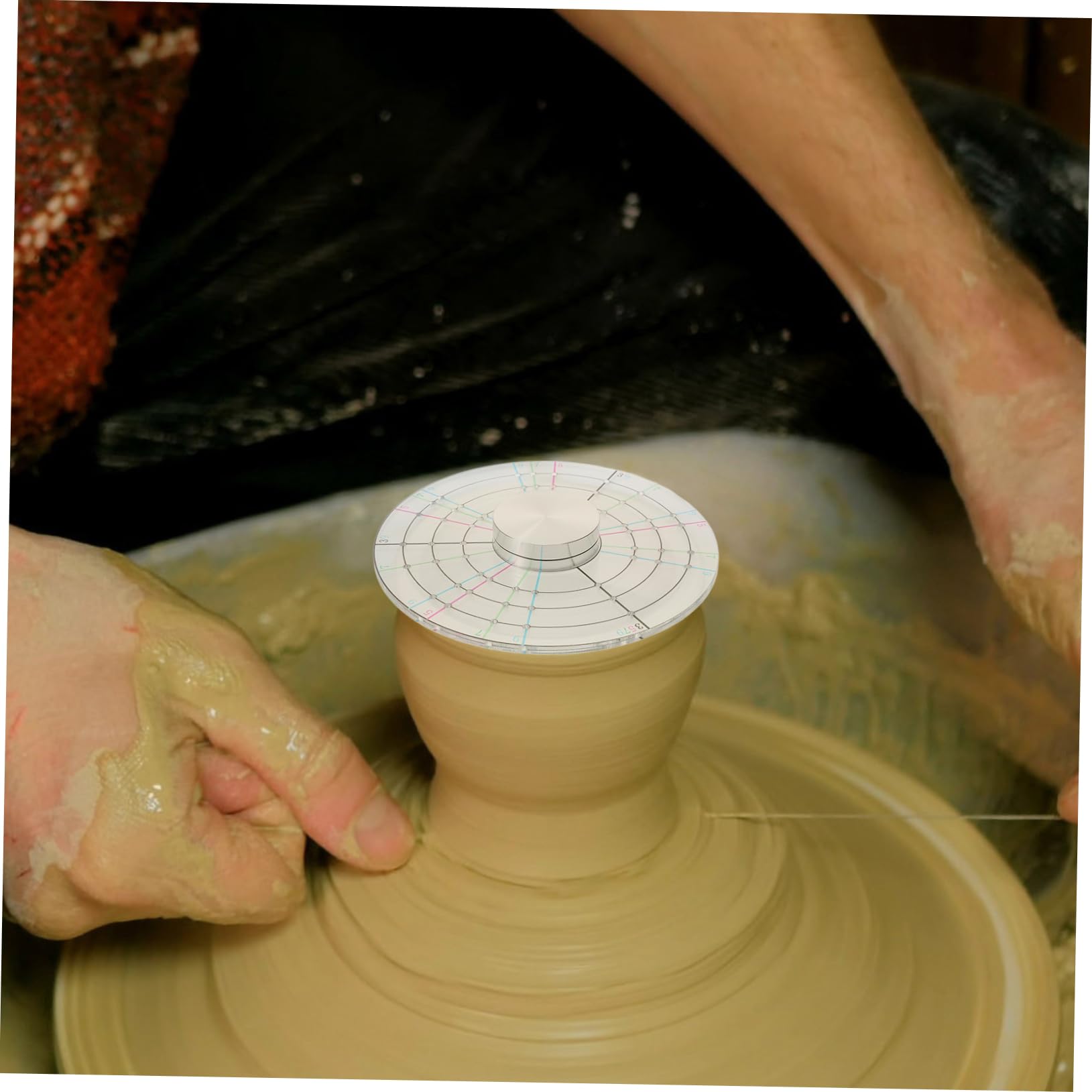 Operitacx 3 Pièces Outil de Division Argile pour Poterie Diviseur pour Sections Égales Accessoire Polyvalent pour Artistes et Débutants Poterie
