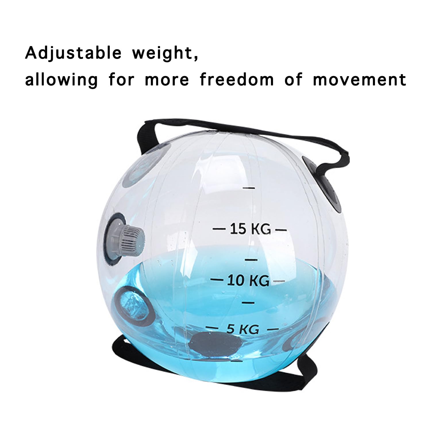 Aquaball mit Aquaball-Training, Fitness Wasserball für Aerobic-Übungen, Leicht zu tragen Wassergewicht Sandbag, Alternative Ball für Core und Balance Stability