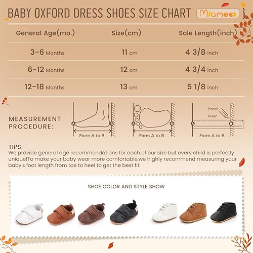 Miniatura 6 de Miamooi Mocasines clásicos de piel sintética para bebés, niños y niñas, zapatos de vestir de boda para niños pequeños, zapatos formales planos para