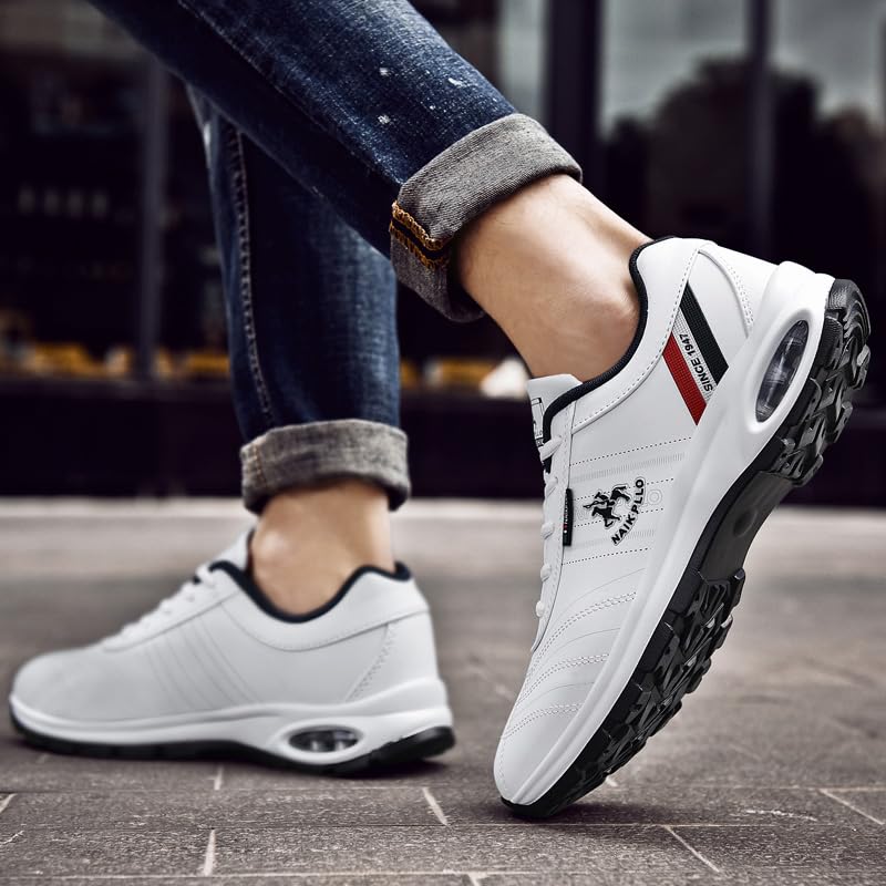 Four Seasons Men's Breathable Casual Shoes Sneakers Running Shoes Men's Shoes All Match Small White Shoes4