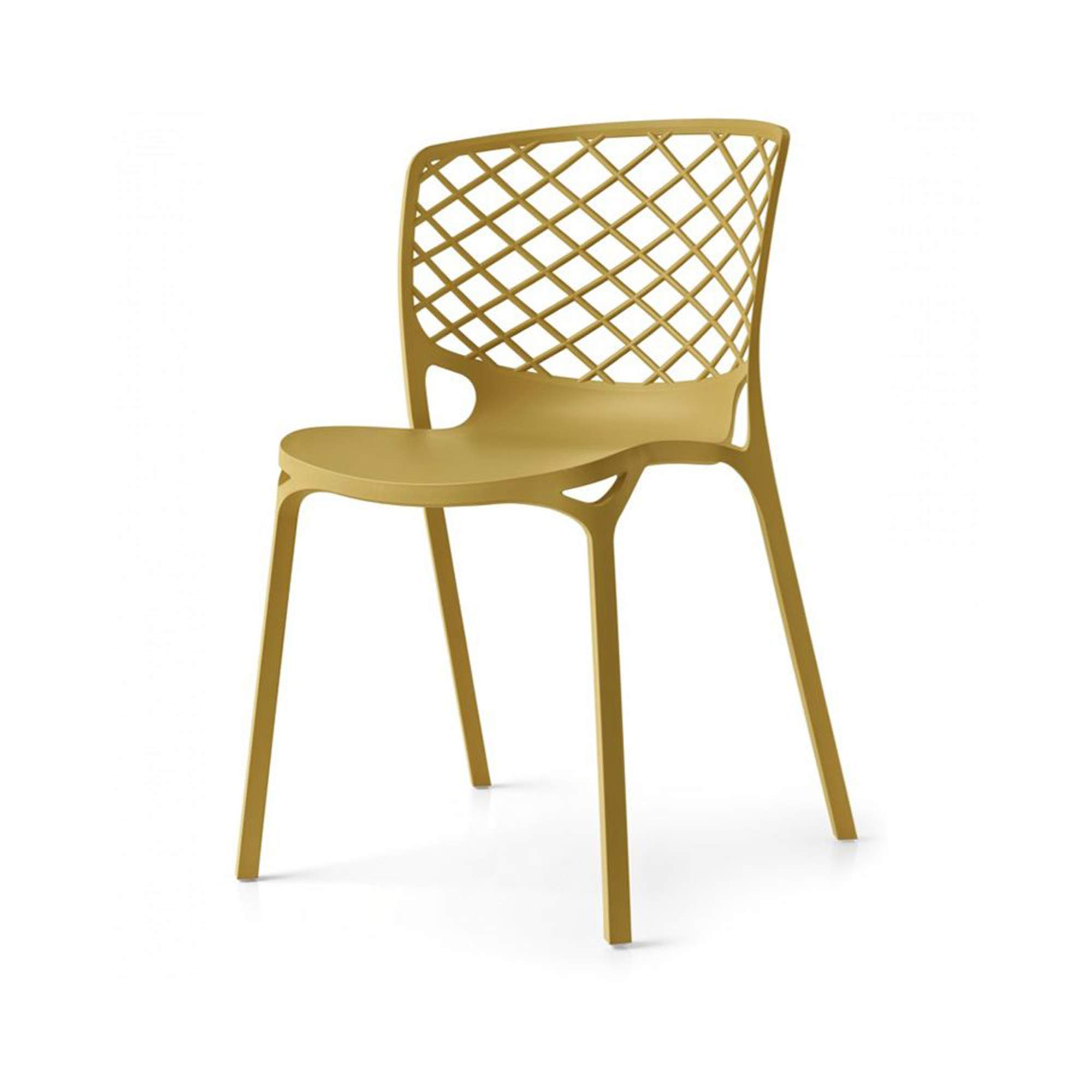 ダイニングチェア connubia GAMERA mat mustard yellow ダイニングチェア connubia GAMERA mat mustard yellow Amazon.com