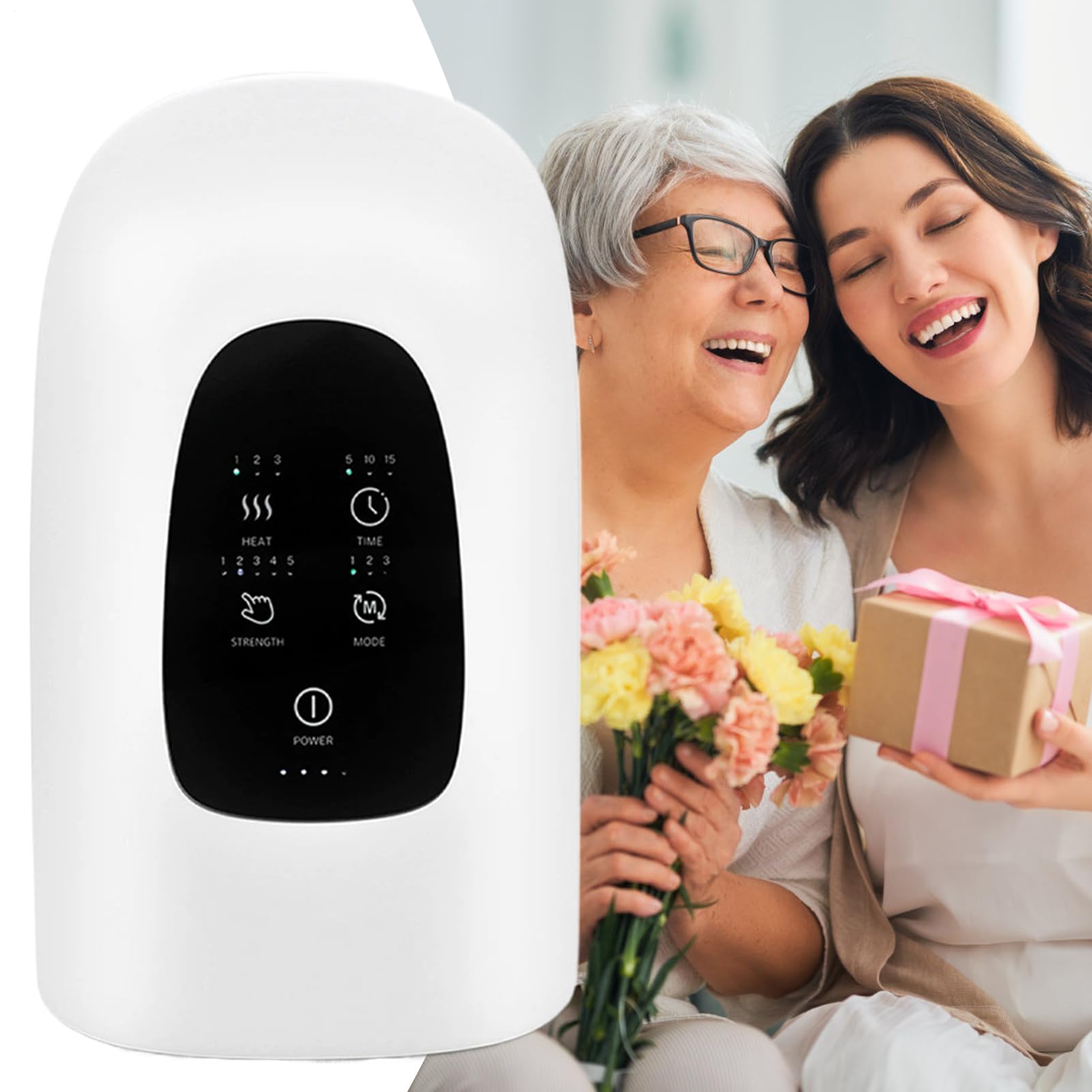 Masajeador Eléctrico De Palma Dispositivo de Calor para Masaje | Masajeador Inalámbrico Con Presión De Aire Para Palma Dispositivo Masaje Para Hombres, Mujeres, Jugadores Y Atletas
