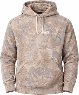 Realtree Faded Camo Heavyweight Hoodie - 350 GSM Premium Pullover for Men & Women