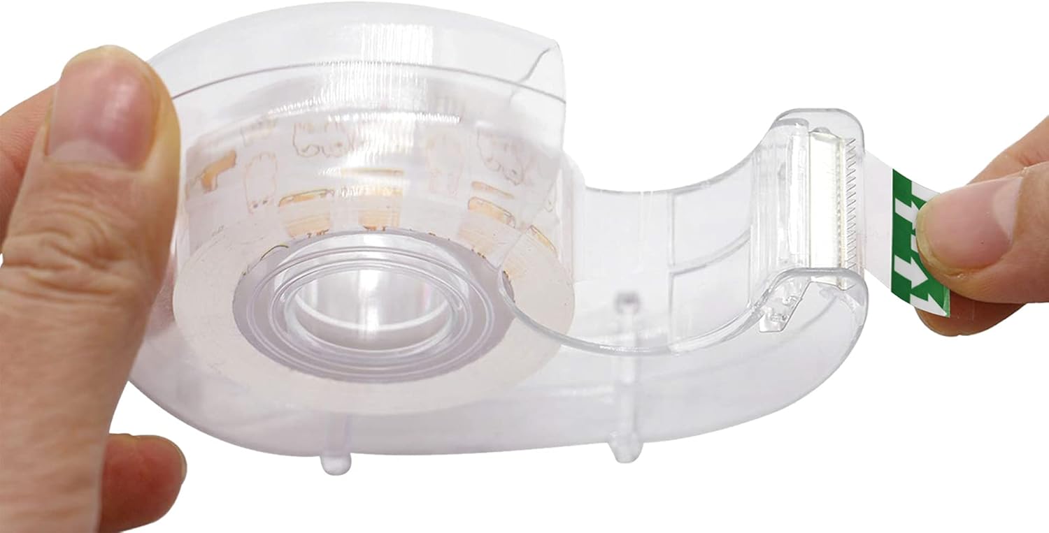 BOMEI PACK Office Transparent Tape with Dispenser, 16PACK Clear Refill Rolls Gift Wrap Tape Dispenser, 3/4in x 1000in : Office Products