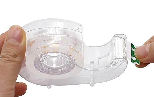 Miniatura 4 de BOMEI PACK Cinta transparente de oficina con dispensador, paquete de 16 rollos de repuesto transparentes dispensadores de cinta para envolver