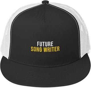Artist Unknown Future Song Writer Hat (Embroidered 5-Panel Trucker Cap) Song Writer Apparel