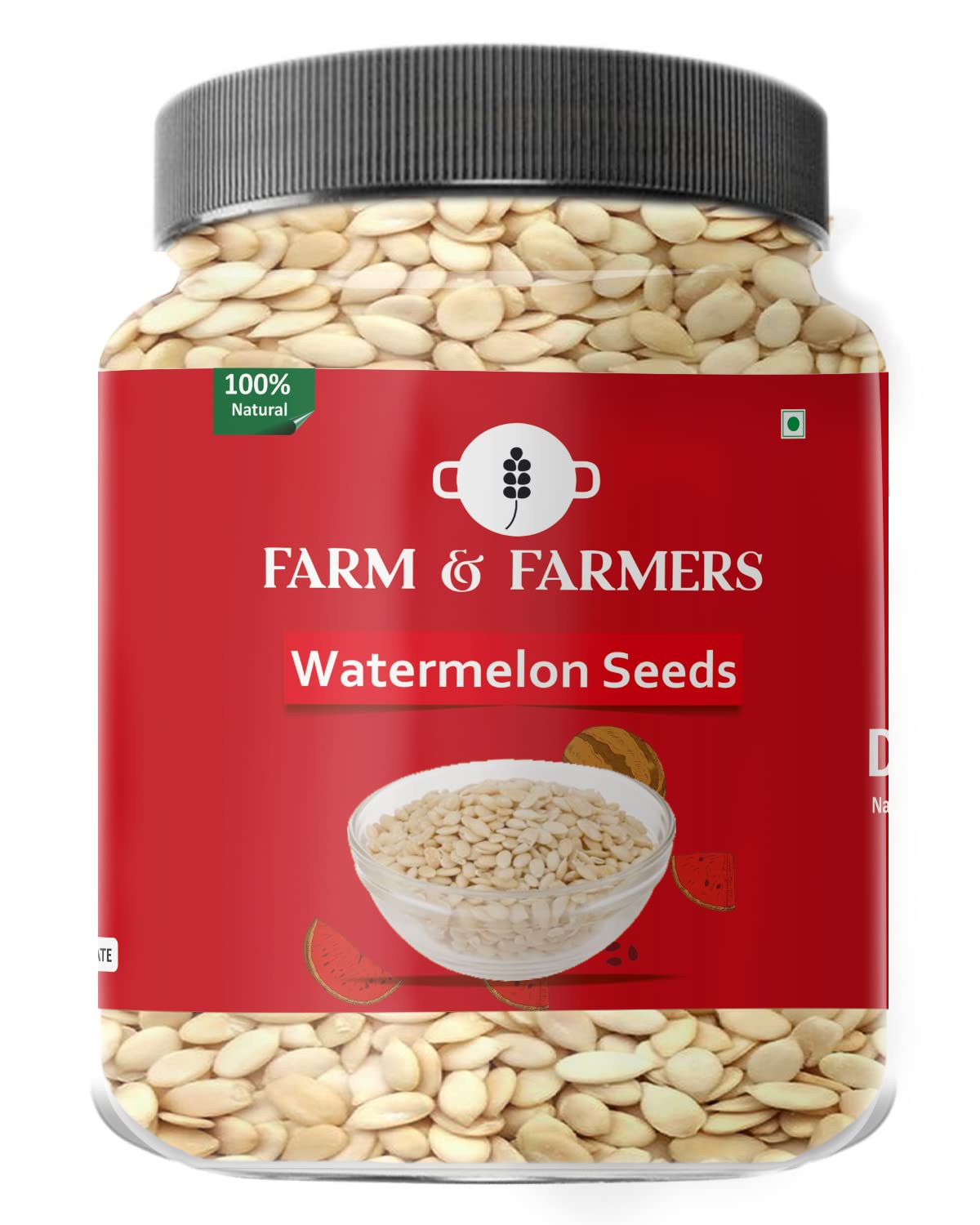 Farm & Farmers Raw Watermelon Seeds 250Gm - Premium Gluten Free Organic Watermelon Seed Rich in Protein and Fiber Magaj Seeds Nutritious Healthy Magaz Seed for Eating (B0B28XHV2X) Amazon Price History, Amazon Price Tracker