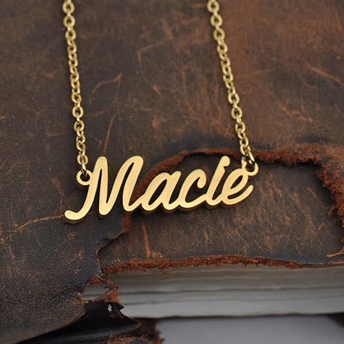 Miniatura 3 de HUAN XUN Joyas personalizadas con dije inicial personalizado para mujeres y mujeres