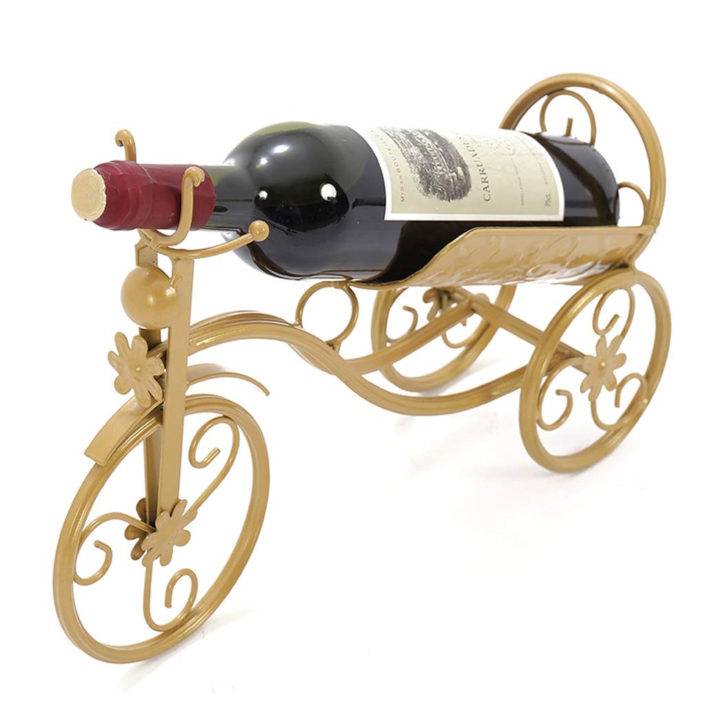 Porte-bouteilles de vin en fer support de stockage de bouteille de vin en métal pour cuisine