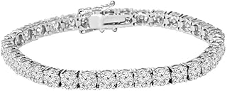 Pompeii Diamond Tennis Bracelet - White Gold