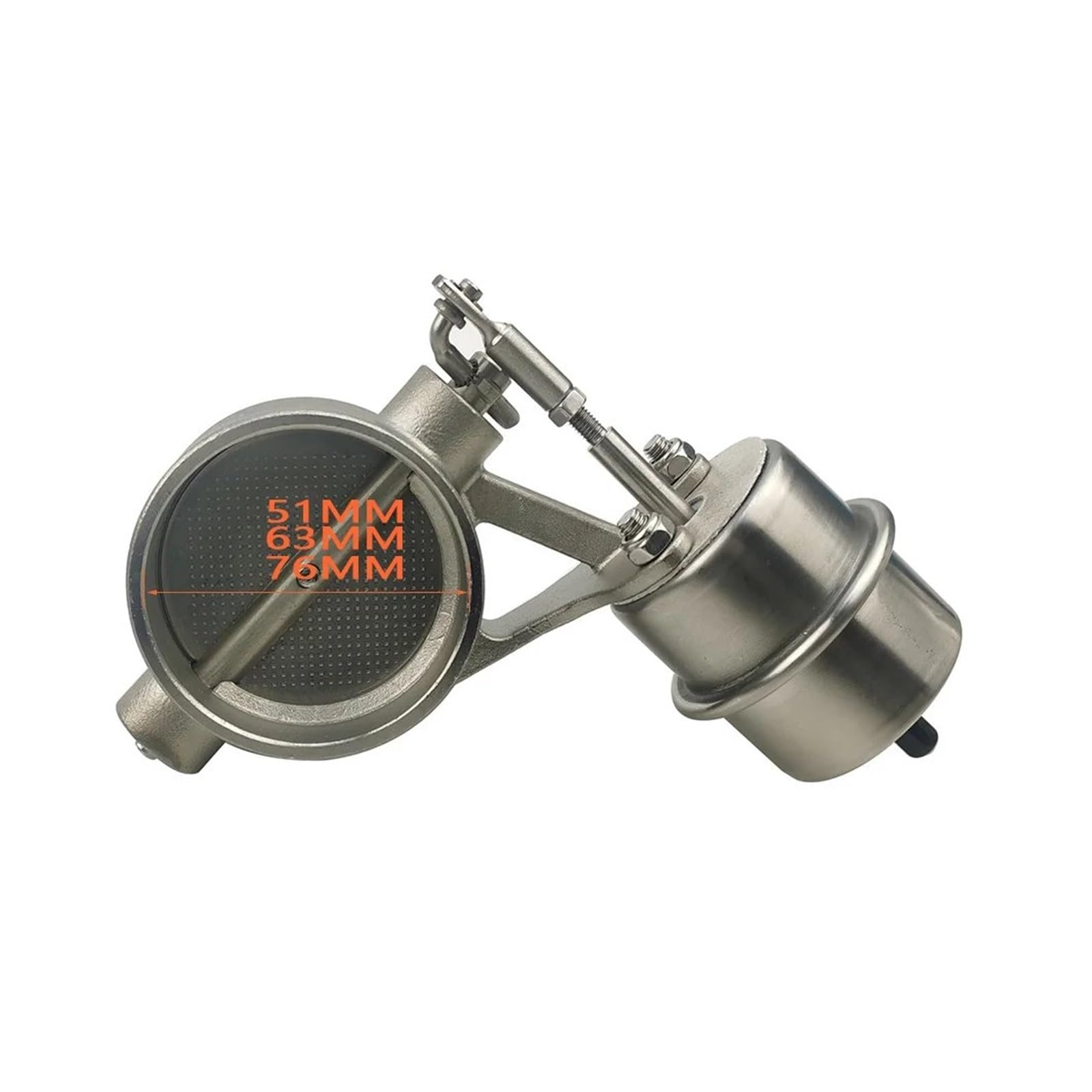 Auto Endrohre Auto-Auspuffrohr-System Ventilsätze Vakuum-Controller Gerät Remote Kit Controller Schalter Universal 51 63 76MM Auspuffblende(Valve 89mm)