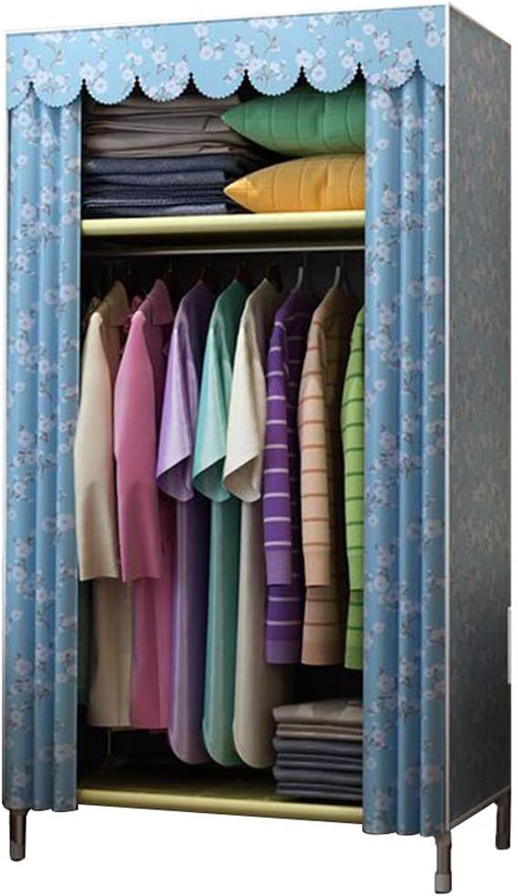 Cloth Wardrobe Clothes Closet, Portable Closet Wardrobe Storage Closet Standing Closet Fabric Cabinet Portable Wardrobe,C_80*45 * 170CM