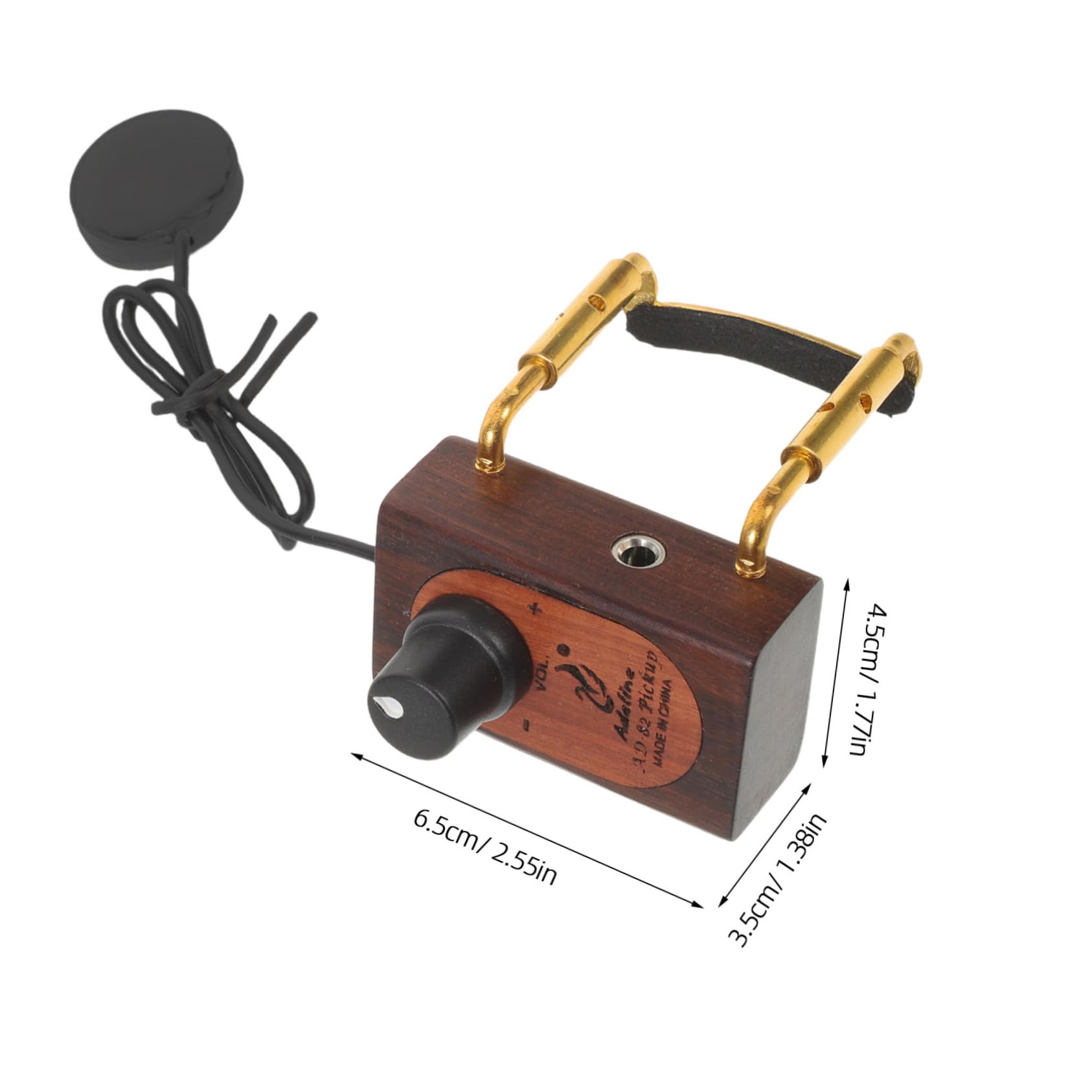 ERINGOGO Violin Pickup Amplifier z Wysoką Czułością Mikrofon Do Wiolonczeli Ukulele i Banjo Wzmacniacz Dźwięku Do Małych Instrumentów Smyczkowych Koncerty i Nagrania Studyjne