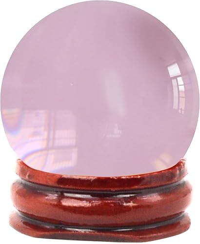 Miniatura 2 de Feng Shui - Bola de cristal multicolor de 1.969 in, cuentas mágicas naturales raras asiáticas, esfera curativa, globo de cuarzo, bolas de fotografía