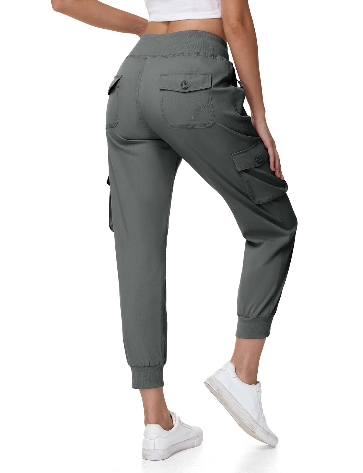 YSENTO Damen Wanderhose Trekkinghose Leichte Outdoorhose Schnelltrocken Cargohose Funktionshose Jogginghose Casual Hose