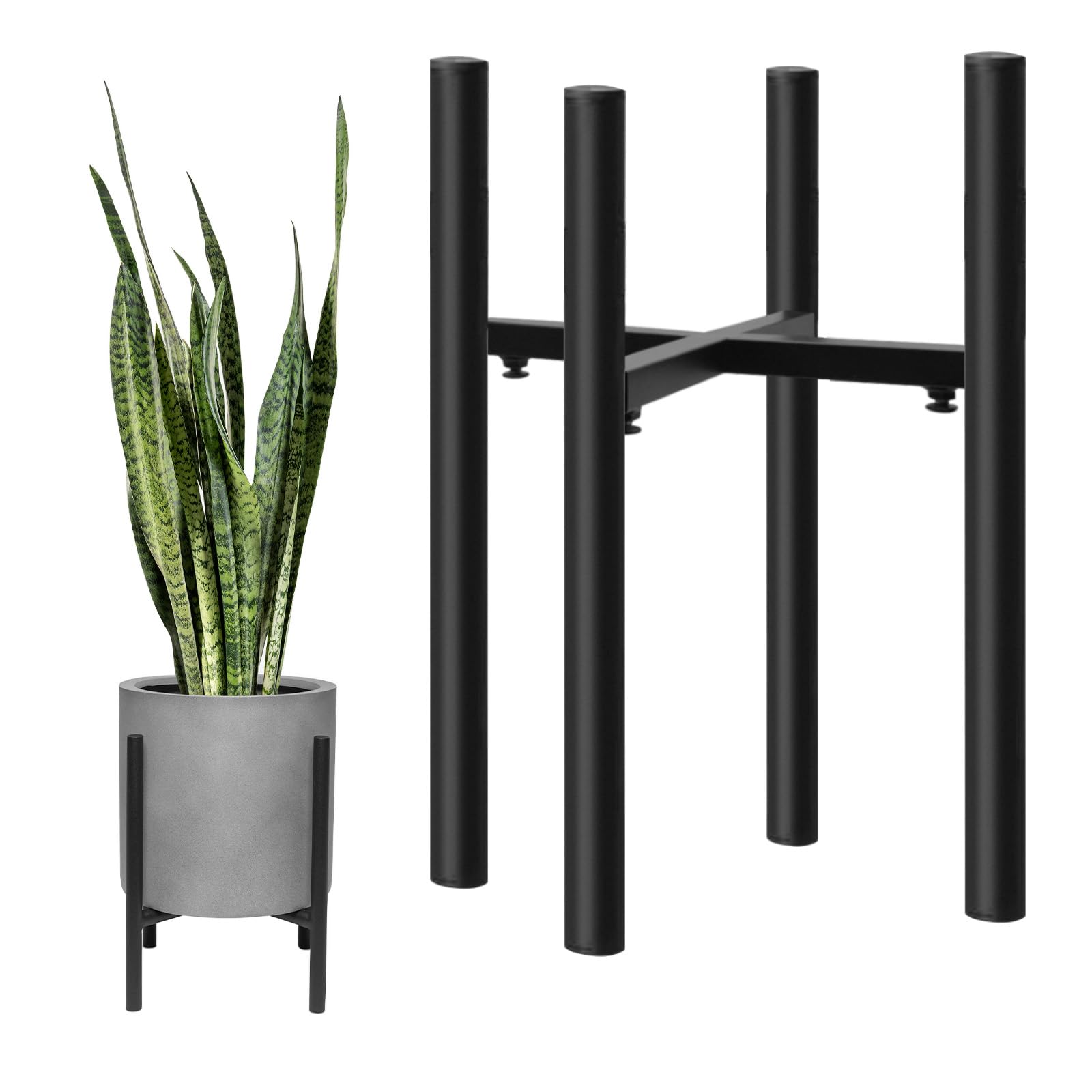 Support plantes intérieur extensible pour éviter les traces d'eau sur vos sols