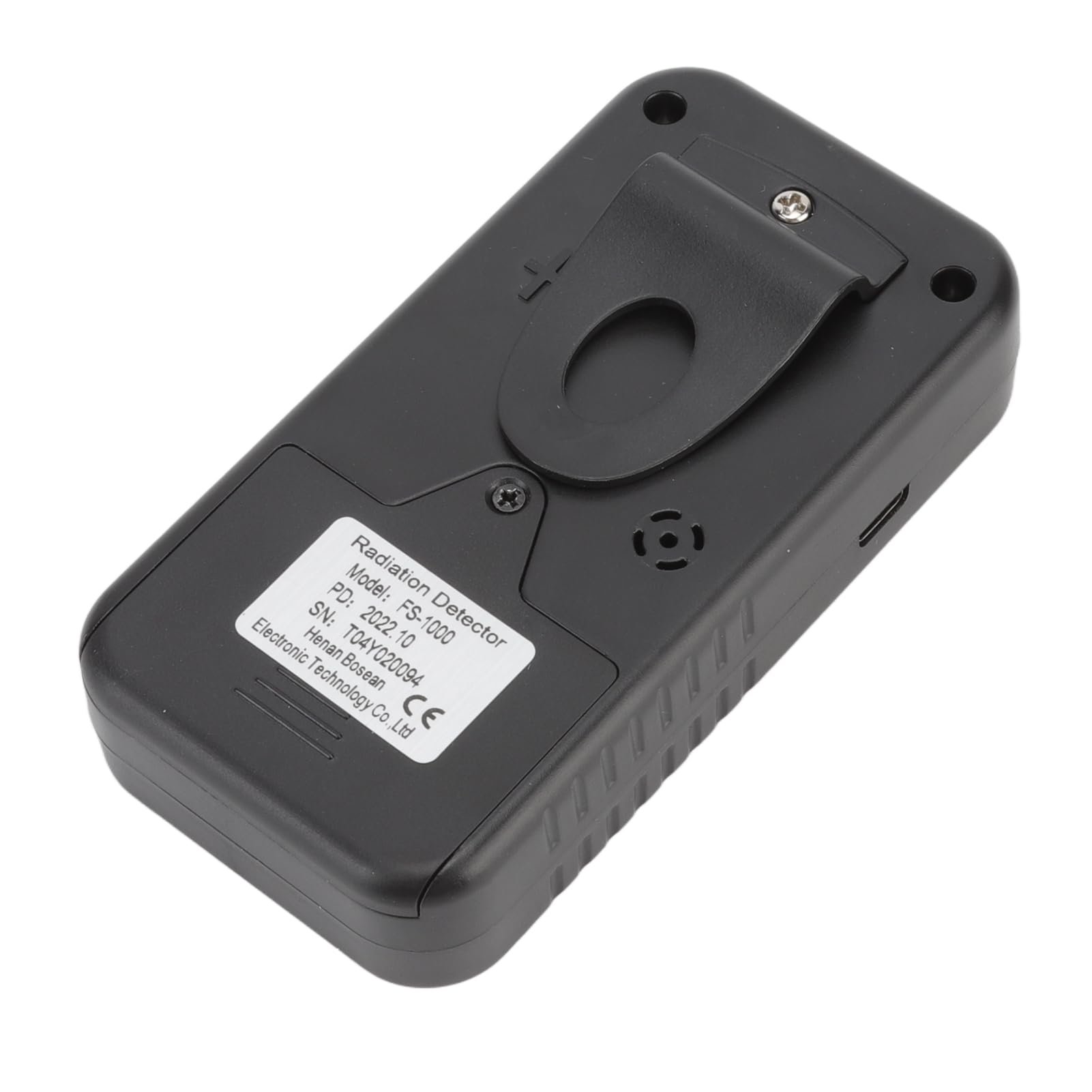 FS 1000 Digital Geiger Counter Nuklearstrahlungsdetektor Beta Gamma Röntgenstrahlen Radio -Detektor Black Professional Tragbares Strahlungsmessgerät für Sicherheit und
