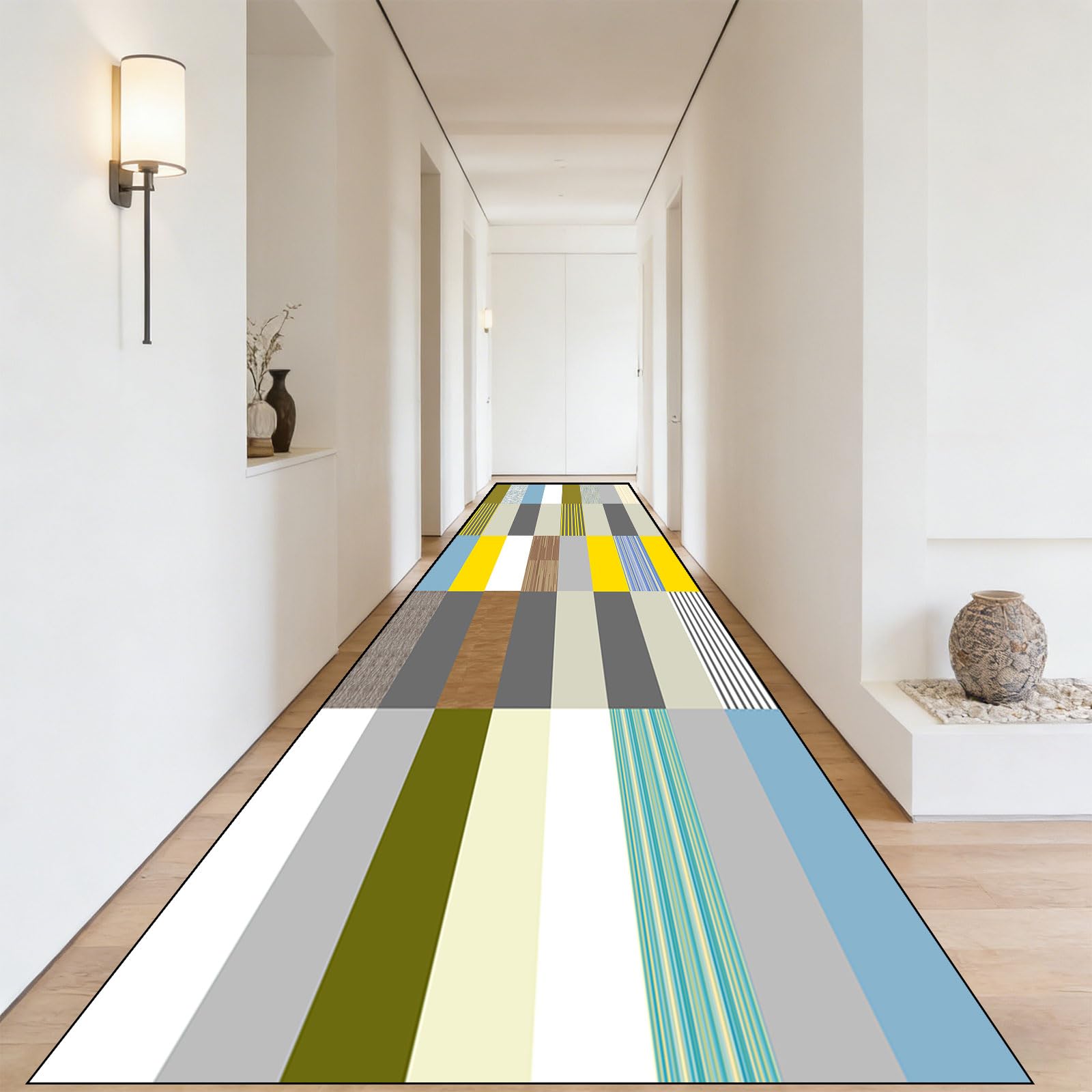 Tapis de cuisine devant évier 115 x 480 cm pour sol sec et sécurisé