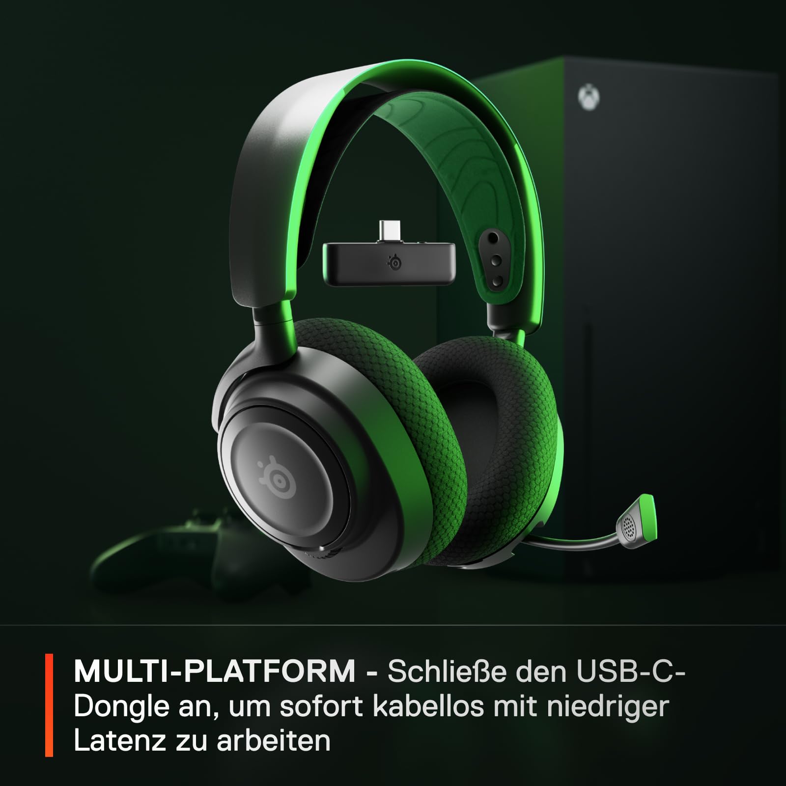 SteelSeries Arctis Nova 7X Wireless - Xbox Series X/S Headset Bundle - Destiny 2 The Final Shape Edition - In-Game-Gegenstände - 38Hr USB-C Batterie – Xbox, PC, PlayStation