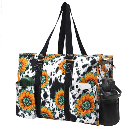NGIL Work Tote Bag with Exterior Pockets