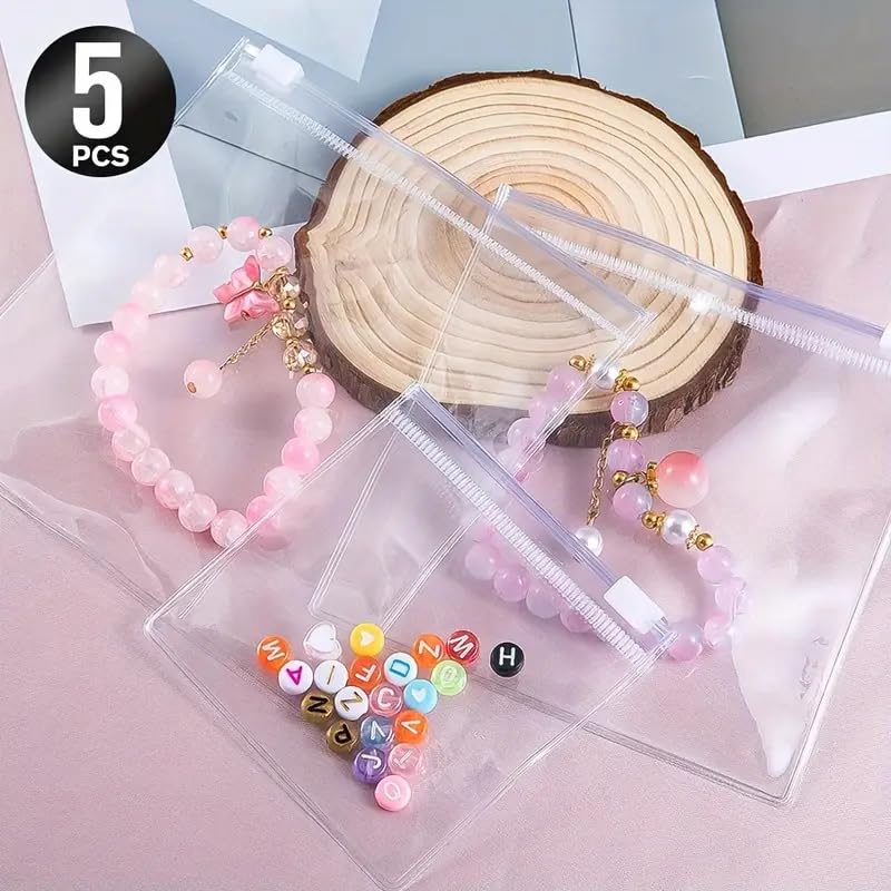 Image of Nibbler 18 Pcs Travel Jewellery Pouch for Women, Travel Earrings Organiser Pouch, Portable Jewellery Organisers for Rings, Earrings, Bracelets, Decorative Box Multi-Purpose Pouches (Mix Sizes)