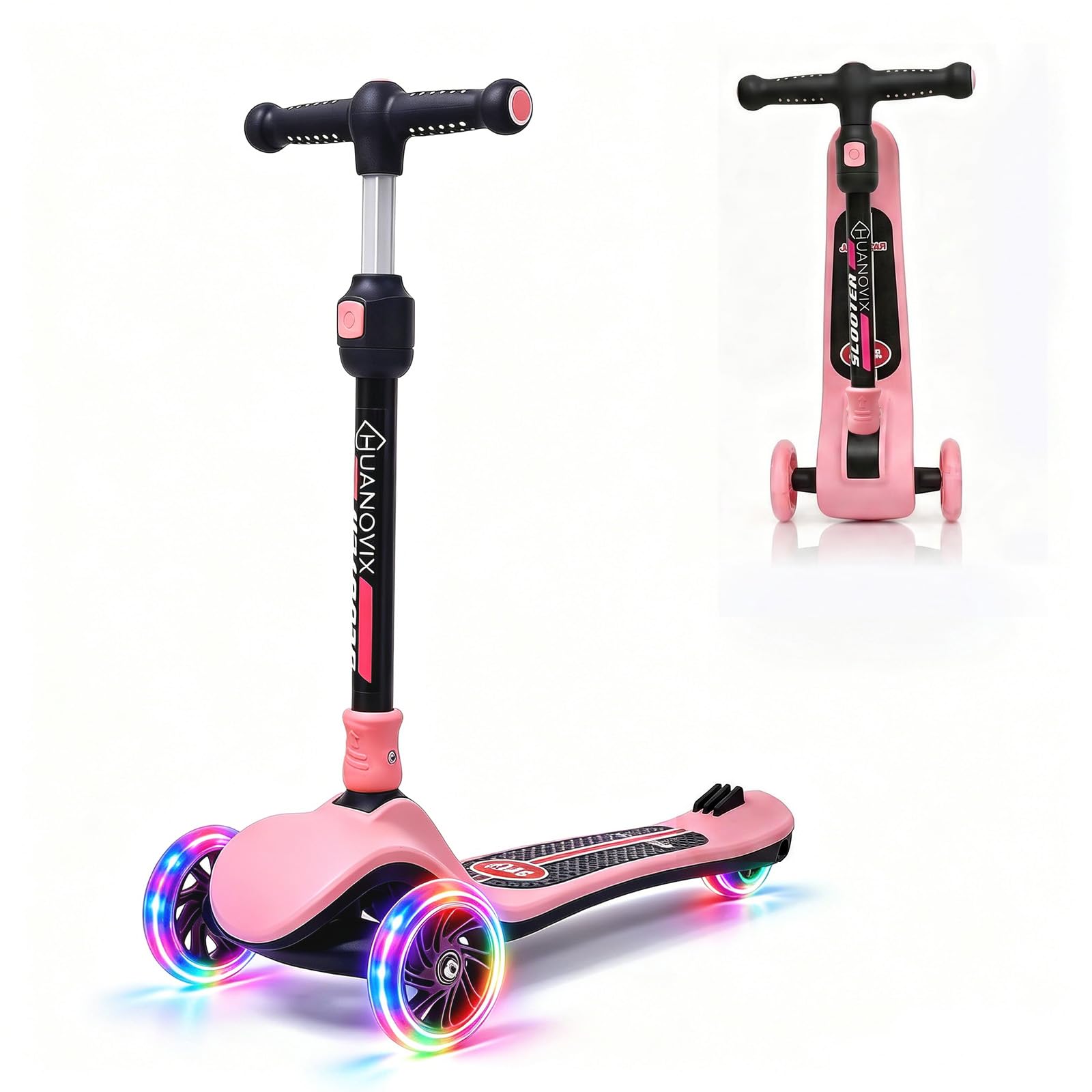 3 Wheel Kids Scooter Foldable Scooter for Kids Girls Boys Ages 3-12