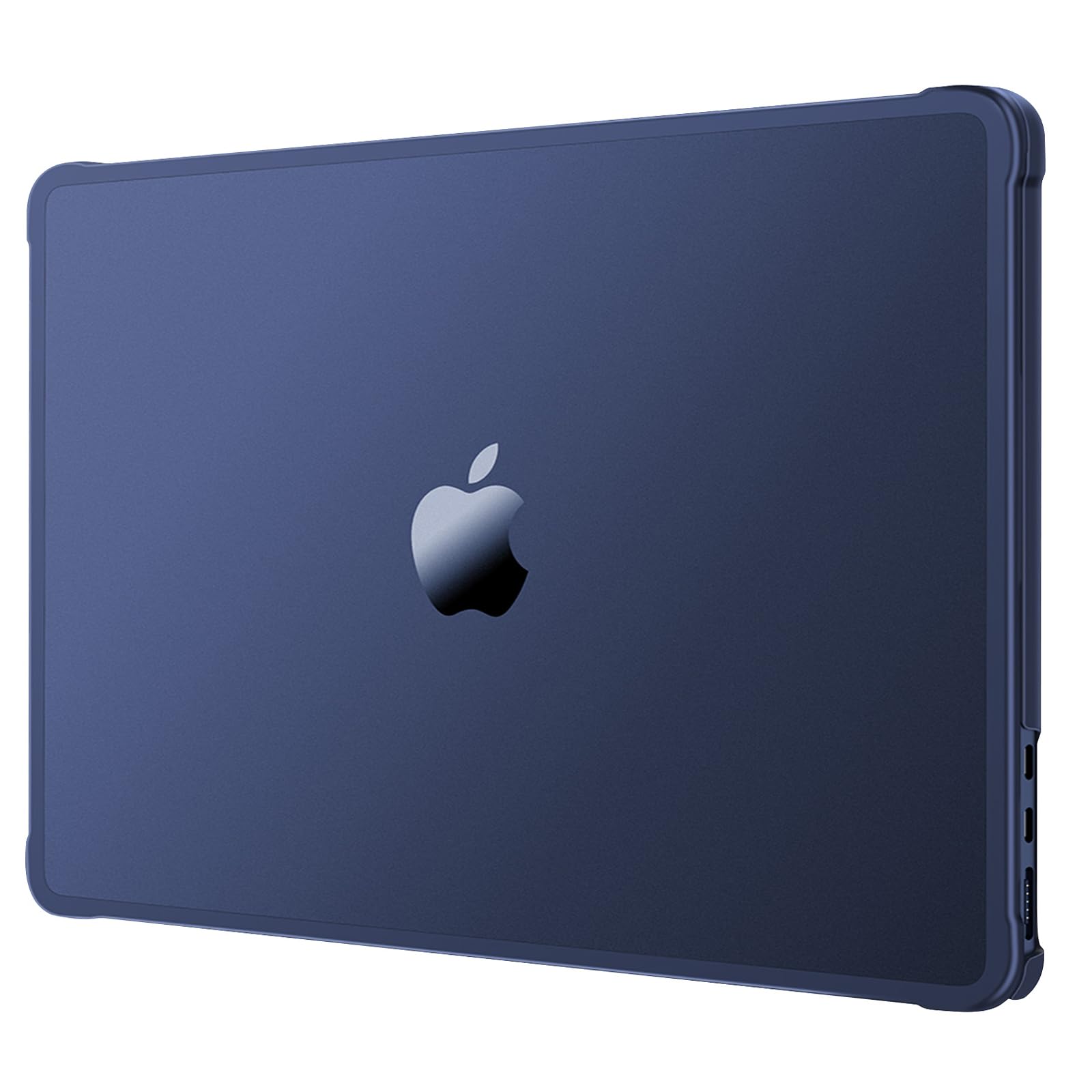 MOSISO Custodia Compatibile con MacBook Air 13 Cover M5 2026 M4 M3 M2 2025-2022 A3449 A3240 A3113 A2681, Anti-crepa con Angoli e Bordo Morbido TPU Case per MacBook Air 13,6'' Cover, Mezzanotte