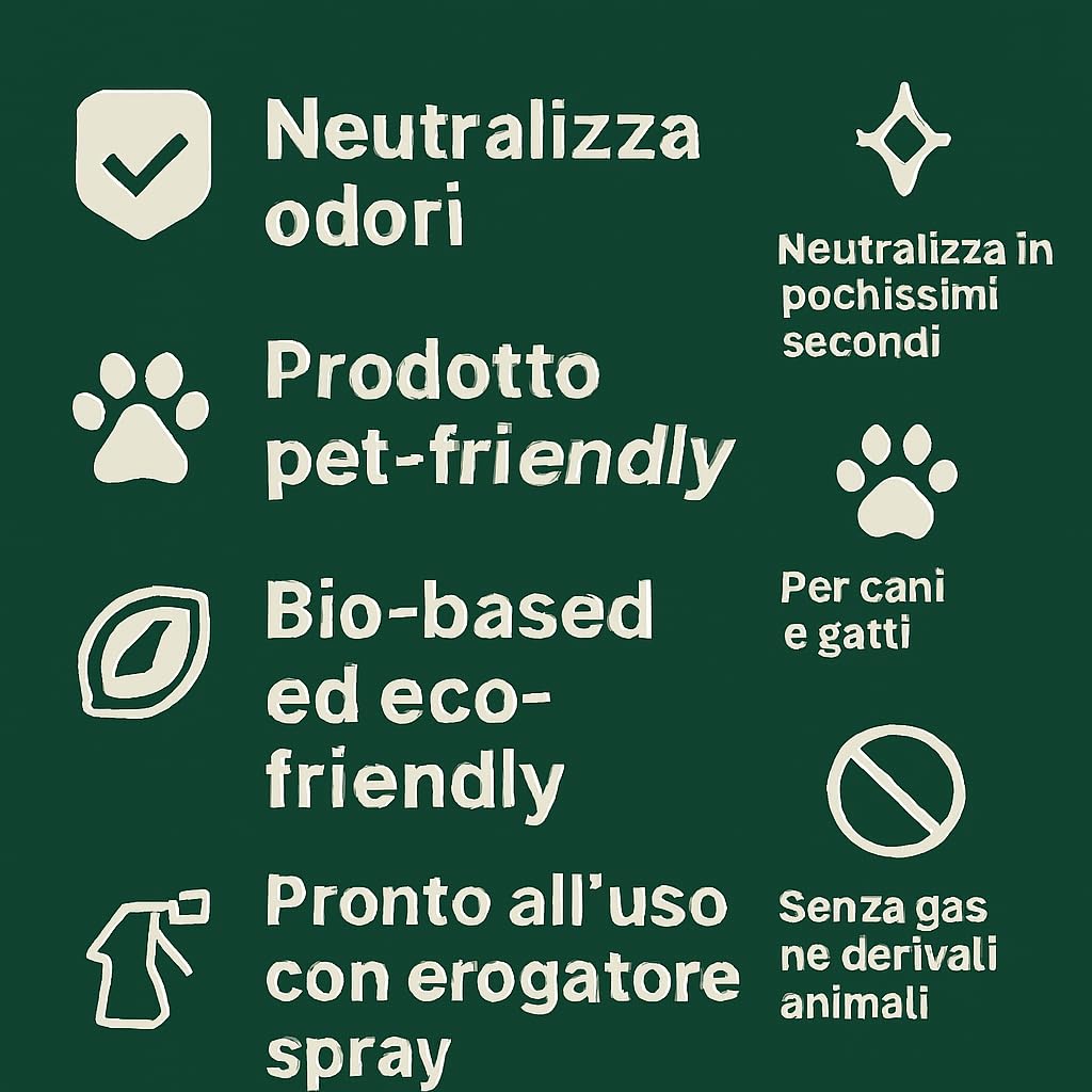 Disabituante Cani Gatti Interno Esterno + Shampoo Secco Gratis