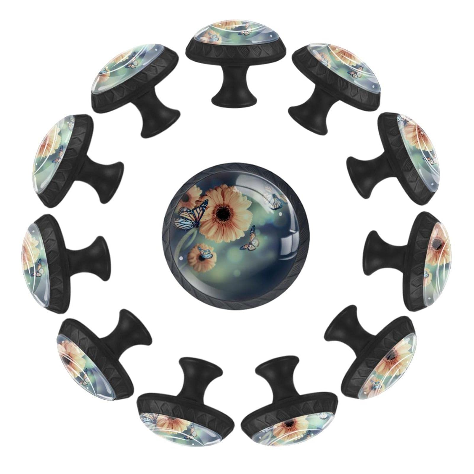 Boutons de tiroir pour chambre d'enfant et crèche : lot de 12 poignées 35 mm