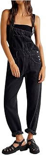 2025 Pantalones casuales para mujer con tirantes de jeanstrier sueltos pijamas de manga corta pantalones 3/4