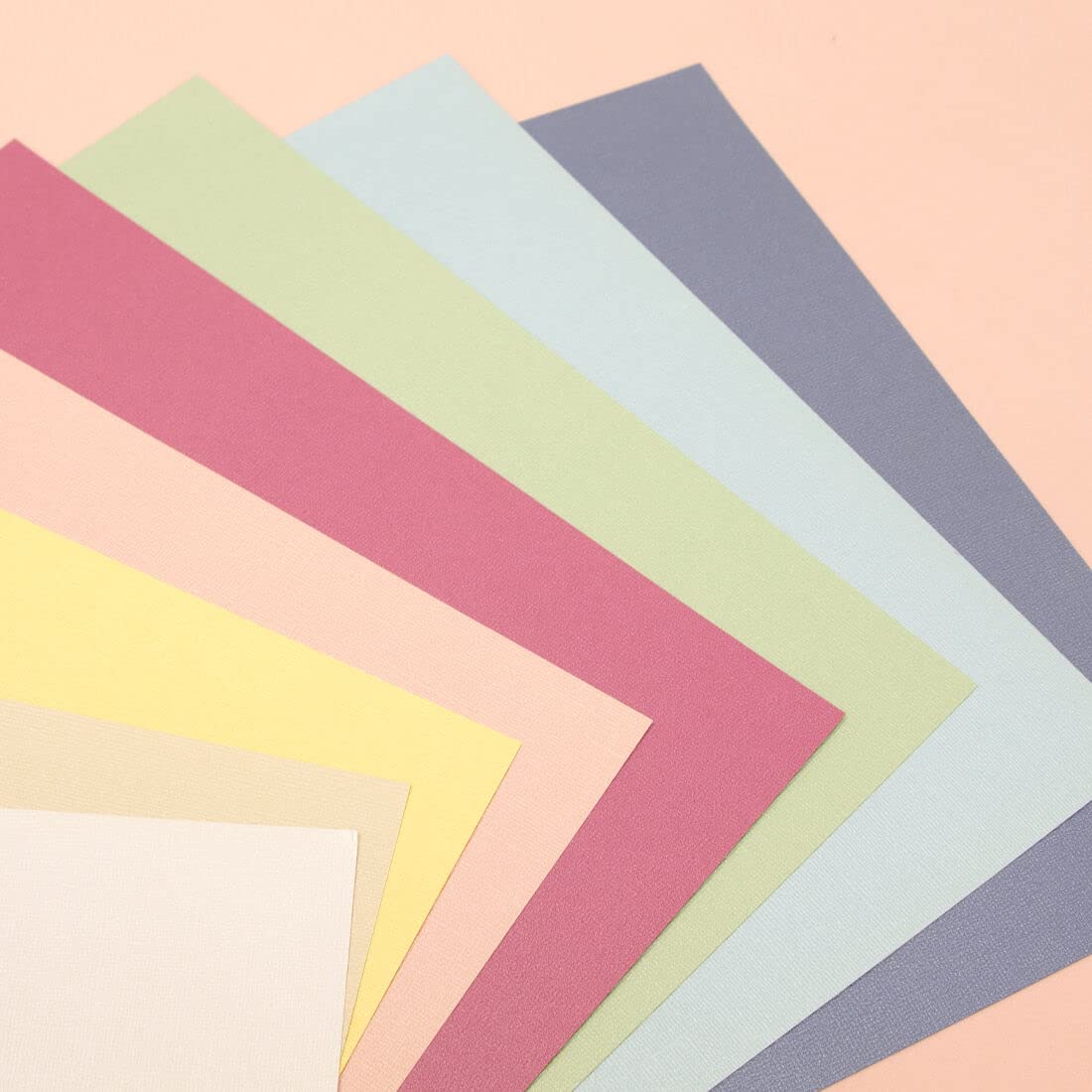 Craftelier Cardstock Pack, Pack of 24 Cardstock for Scrapbooking and Crafts Projects Pastel Pearl Texture - Image 3