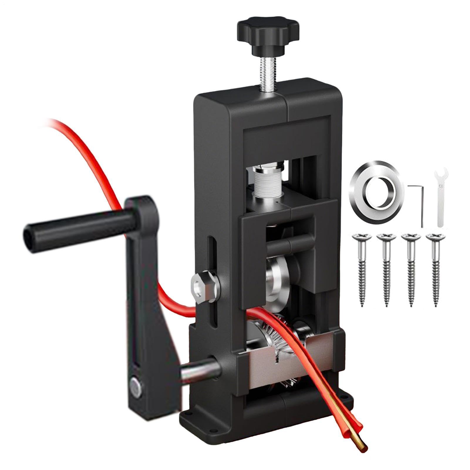 Dénudeur de fil manuel,Coupe-câble ergonomique professionnel - Dénudeur de Fil de Cuivre - pour Électricien, Réseau, Électricité, Usage Commercial, Industriel, Résidentiel, Bâtiment, Véhicules,